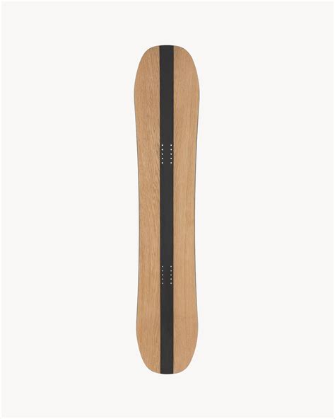 Zai Saint Laurent snowboard in wood 